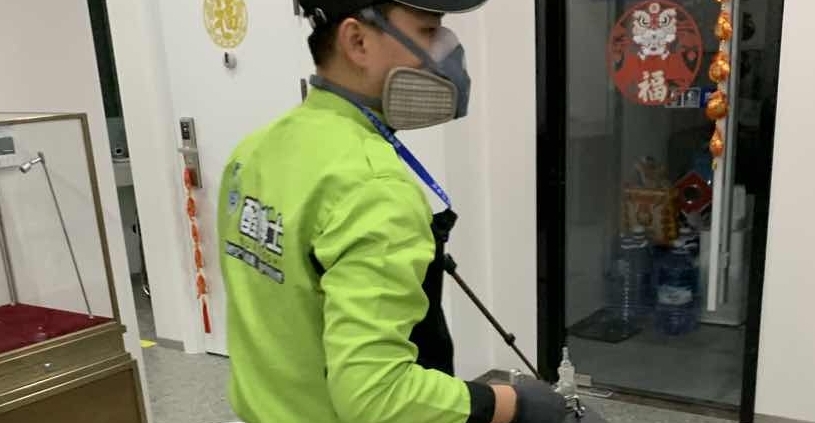 新余招商银行除甲醛现场